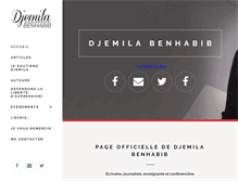 Tablet Screenshot of djemilabenhabib.com